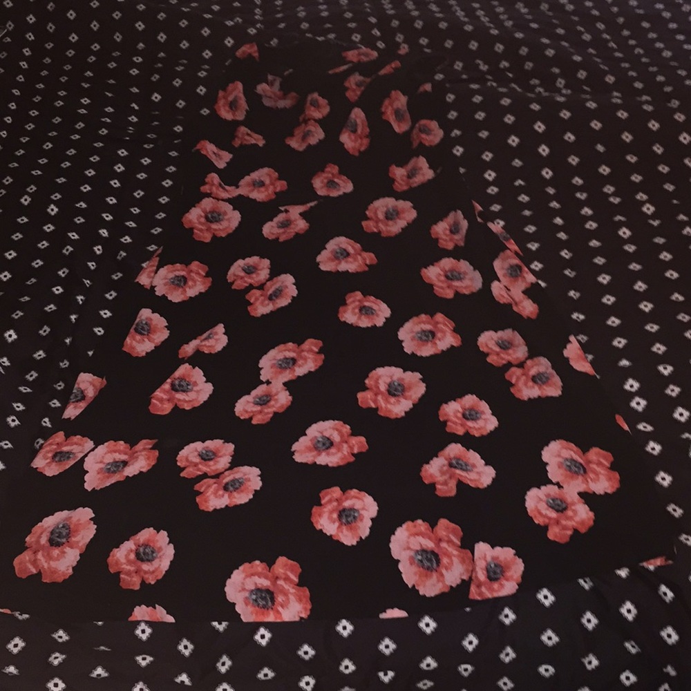 Women’s Talbots size 10 black floral dress